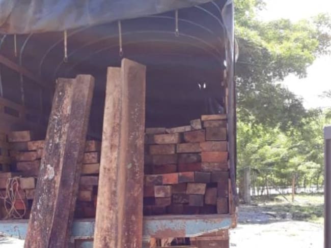 Incautan cargamento de madera ilegal que provenía del Chocó