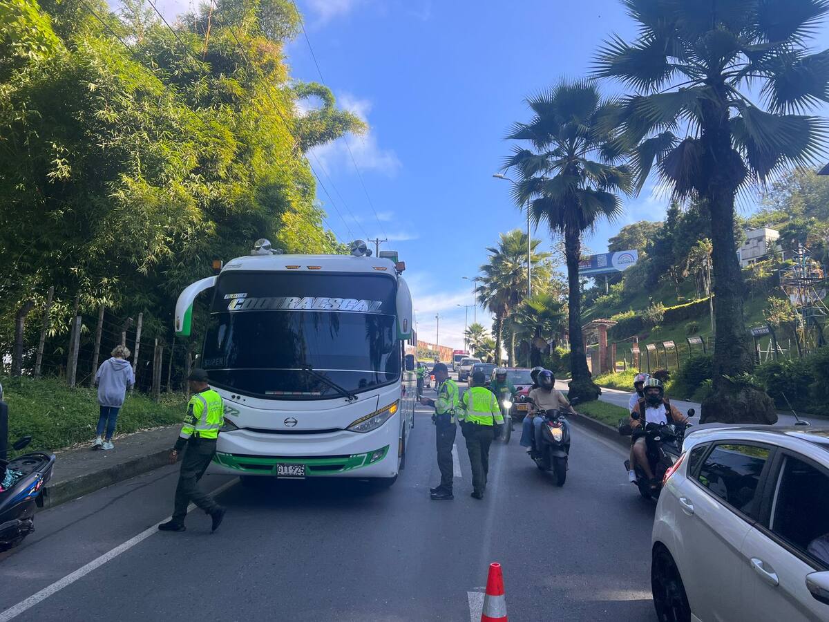 Avanza el plan retorno del puente festivo de Corpus Christi en Caldas