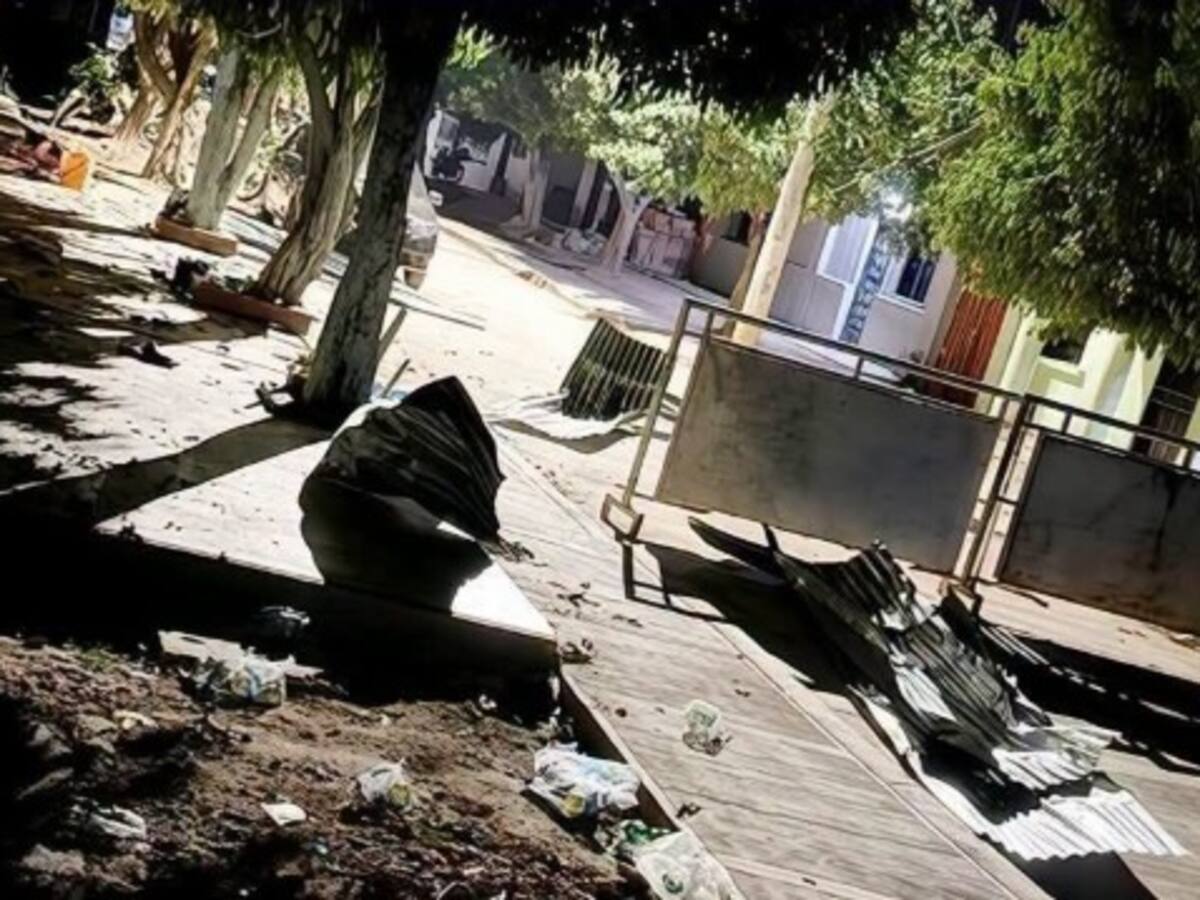 Ataque con drones contra subestación de Policía en el Cesar deja un uniformado muerto