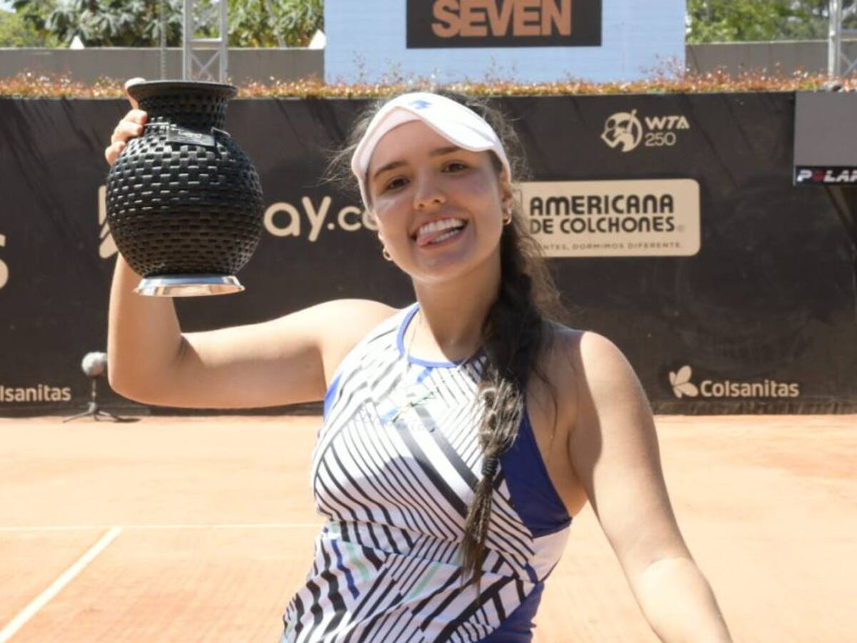 María Camila Osorio, la mejor tenista de Latinoamérica