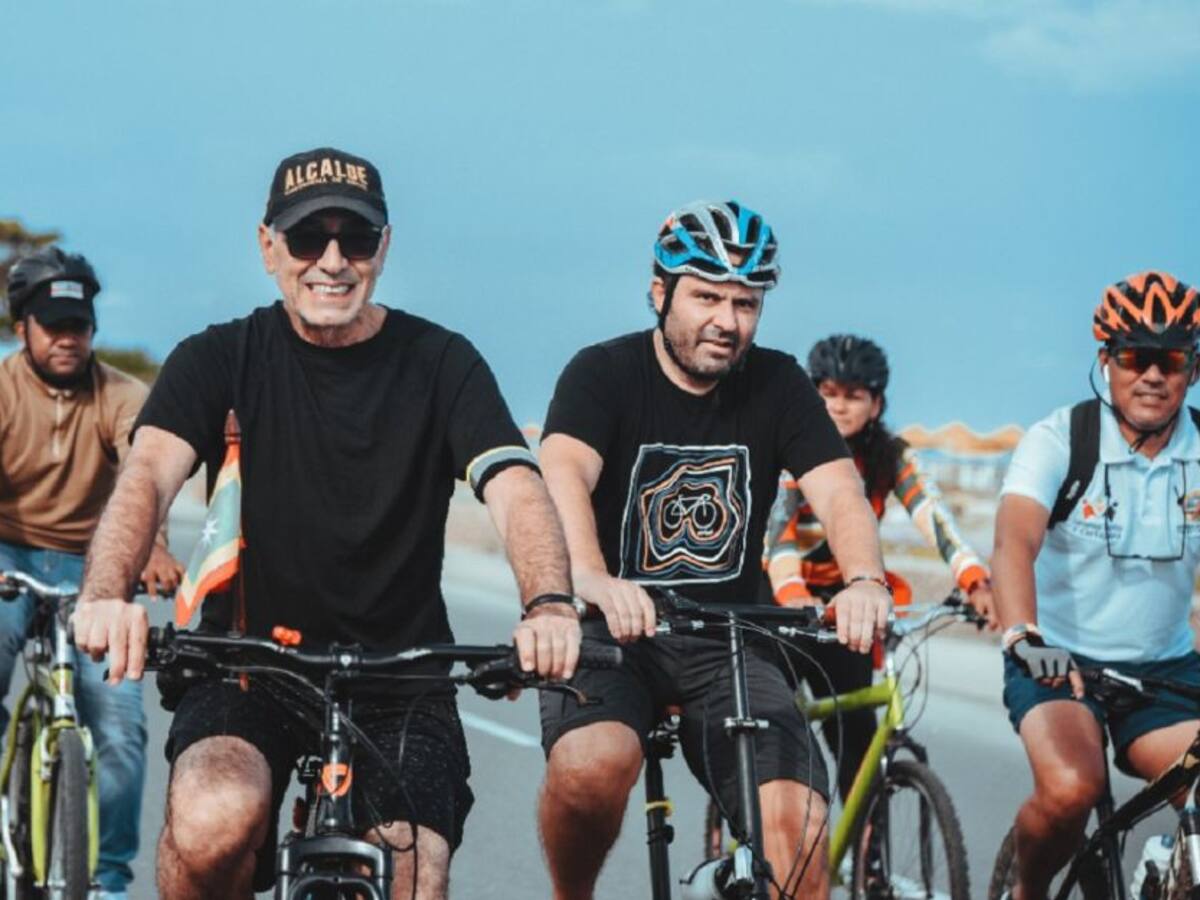 Octava ciclovía dominical en Cartagena se tomó la avenida Santander