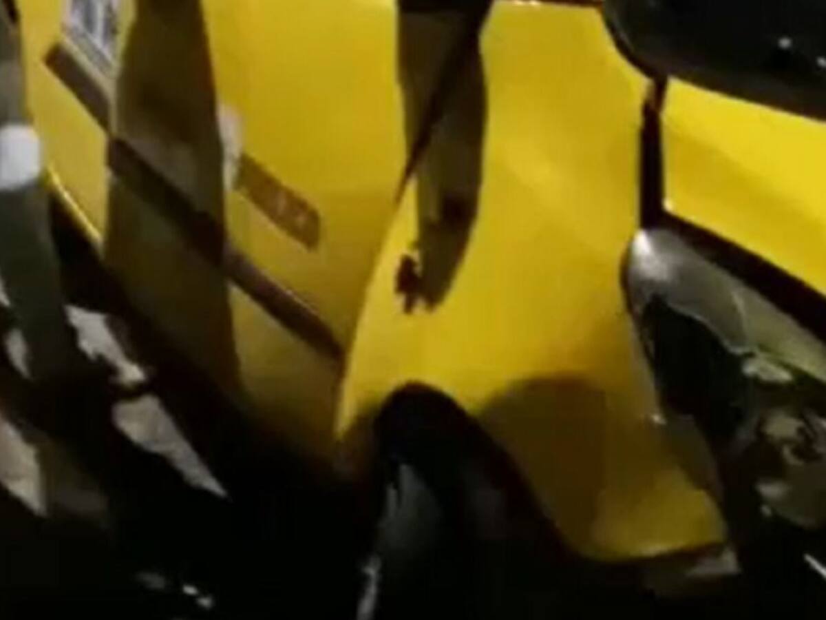 Cuatro heridos dejó choque entre taxi y un vehículo particular en Cartagena