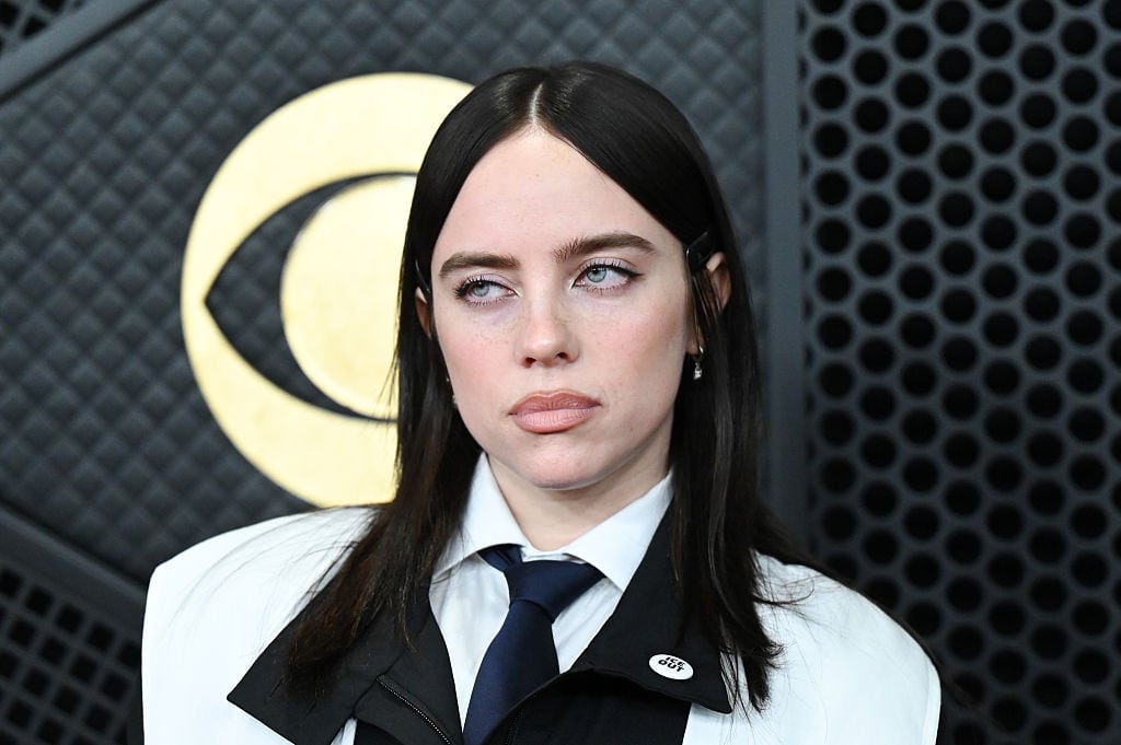 Billie Eilish at the 68th GRAMMY Awards held at the Crypto.com Arena on February 01, 2026 in Los Angeles, California. (Photo by Gilbert Flores/Billboard via Getty Images)