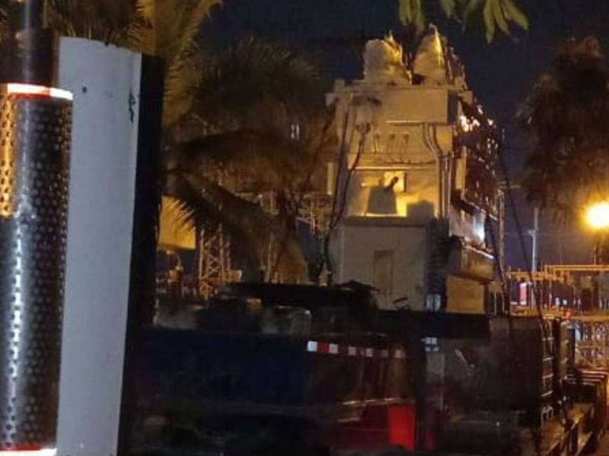 Instalan equipo móvil para superar emergencia en la subestación Bonda