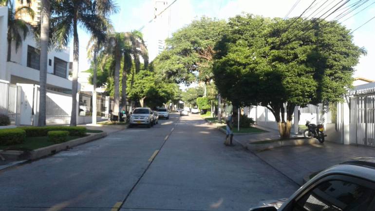 Calle donde ocurrieron los hechos