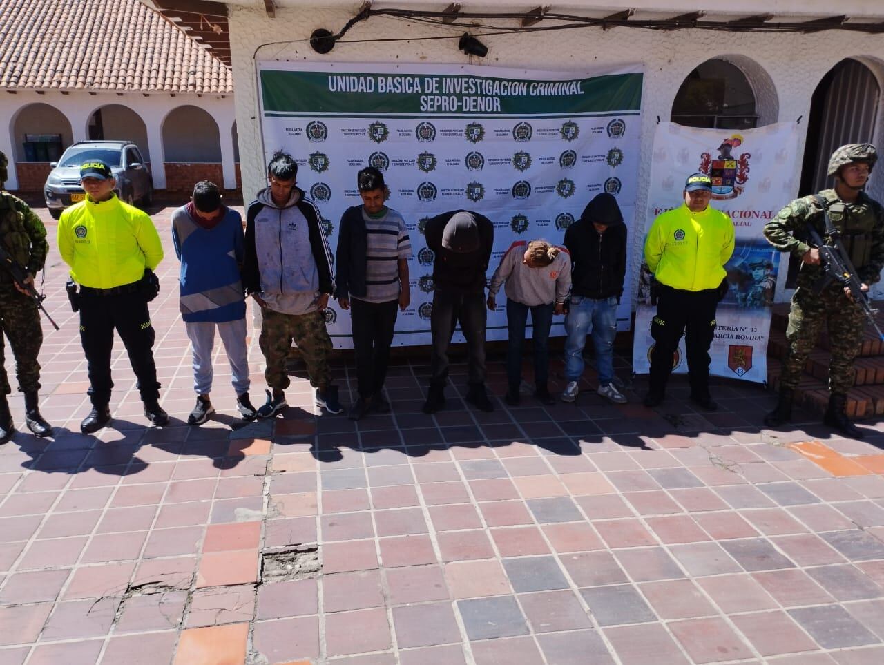 "Los Trinitarios" señalados de comercializar estupefacientes en Pamplona. Foto Cortesía DENOR.