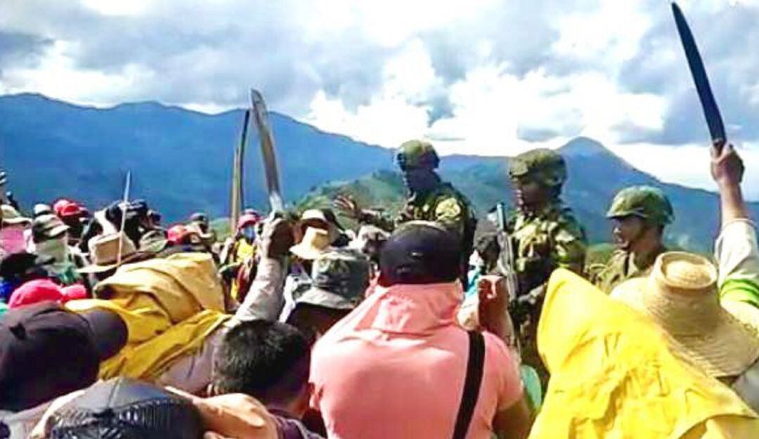 A pesar de las exigencias de los civiles, el Ejército señaló que los militares se mantendrán en la zona.