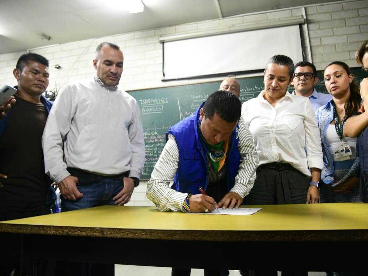 Se levanta la minga indígena en Medellín tras acuerdos con la Gobernación de Antioquia