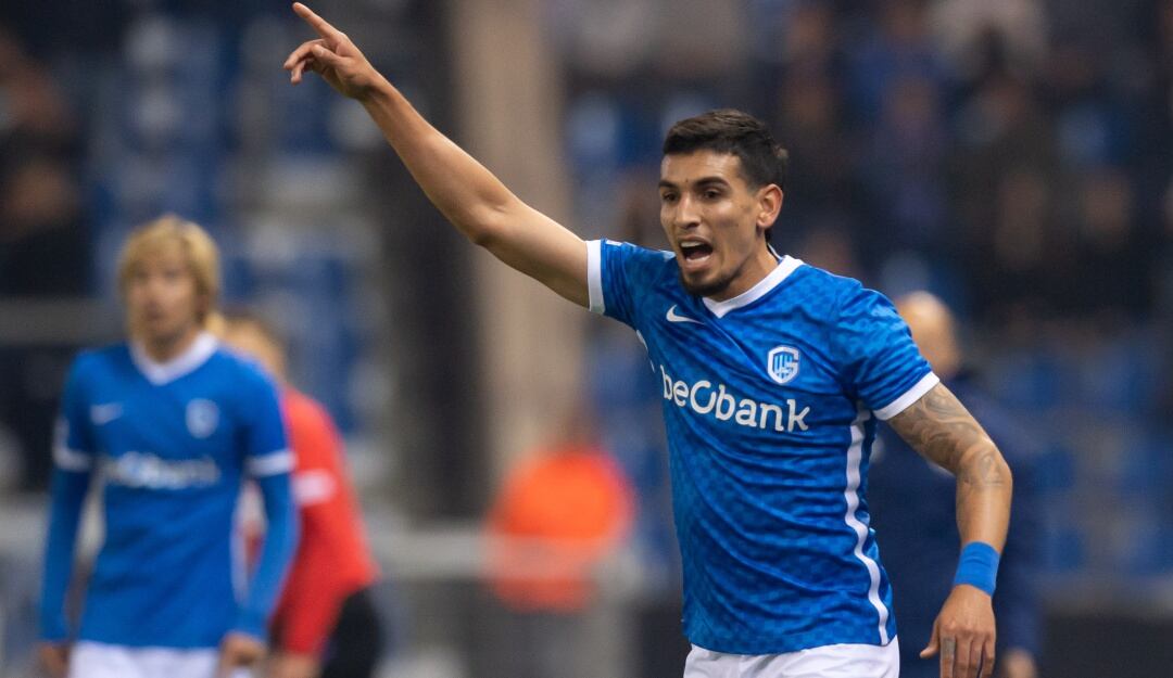 Daniel Muñoz vio la cartulina roja a los 65 minutos ante el Dinamo Zagreb.