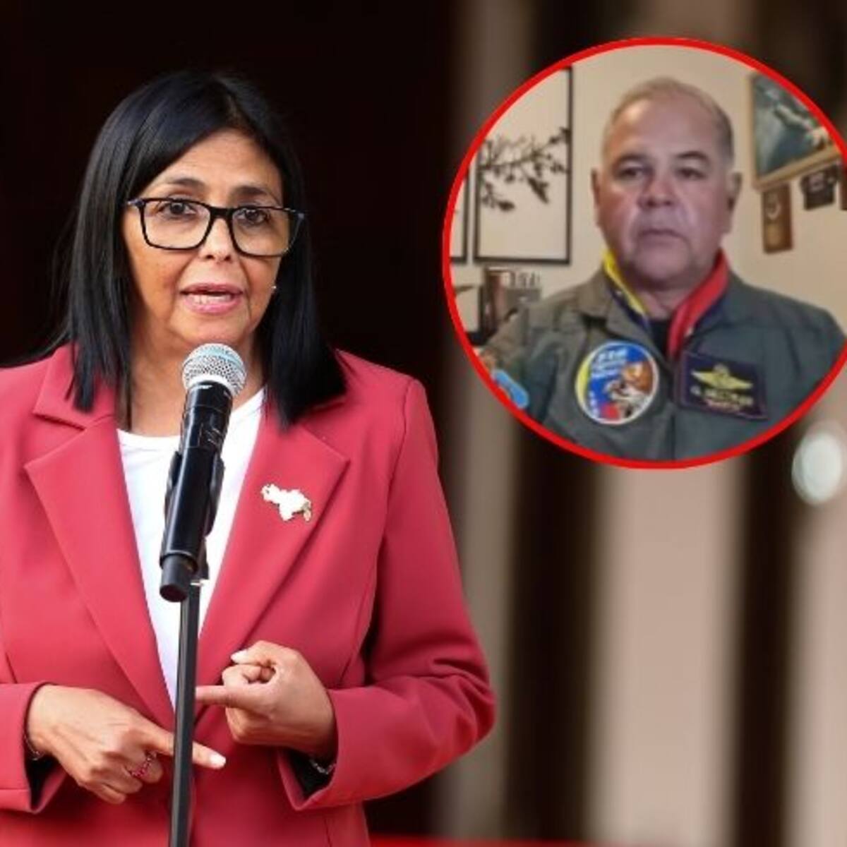 Delcy Rodríguez no decide libremente, ella obedece: Teniente Beltrán sobre salida de Padrino