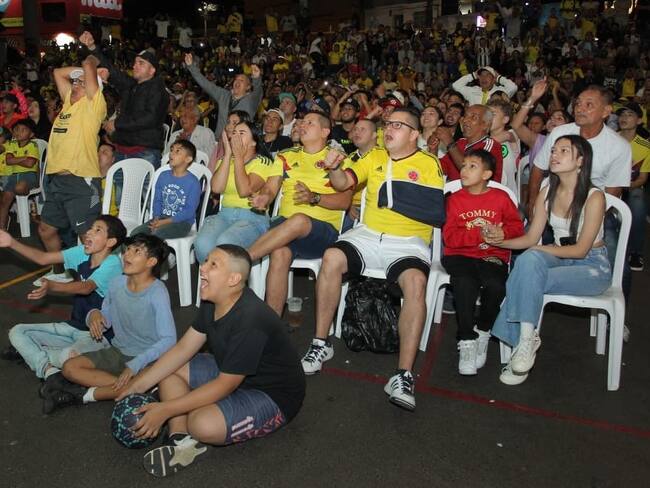Habrá 5 pantallas gigantes en Medellín para ver el partido de la Selección Colombia. Foto: Alcaldía de Medellín