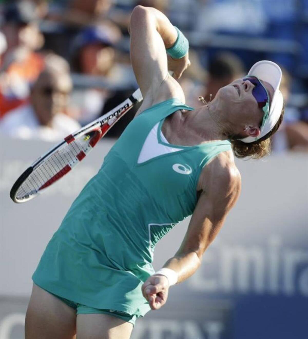 La tenista estadounidense, con 17 años, venció a la excampeona australiana Sam Stosur (foto), en la primera ronda del torneo y se convirtió en la sorpresa del día.