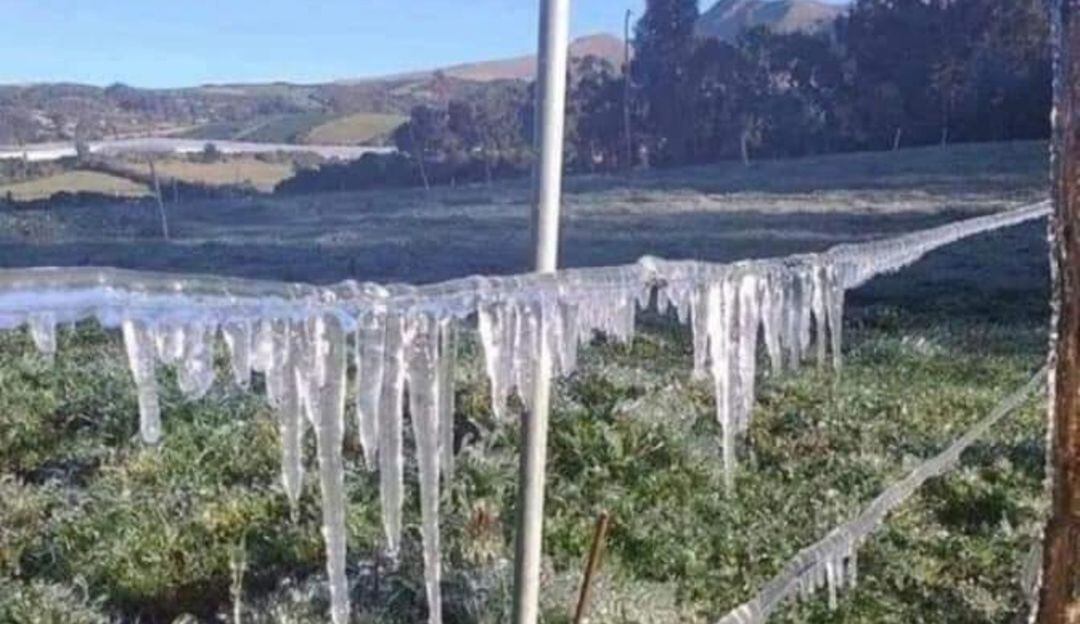 Heladas al sur de Nariño