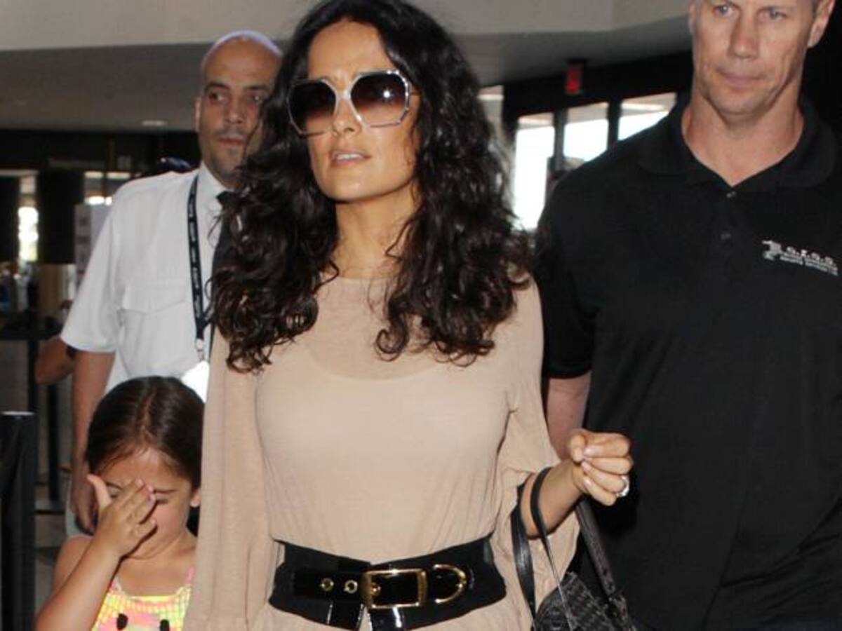 La hija de Salma Hayek, víctima de insultos racistas