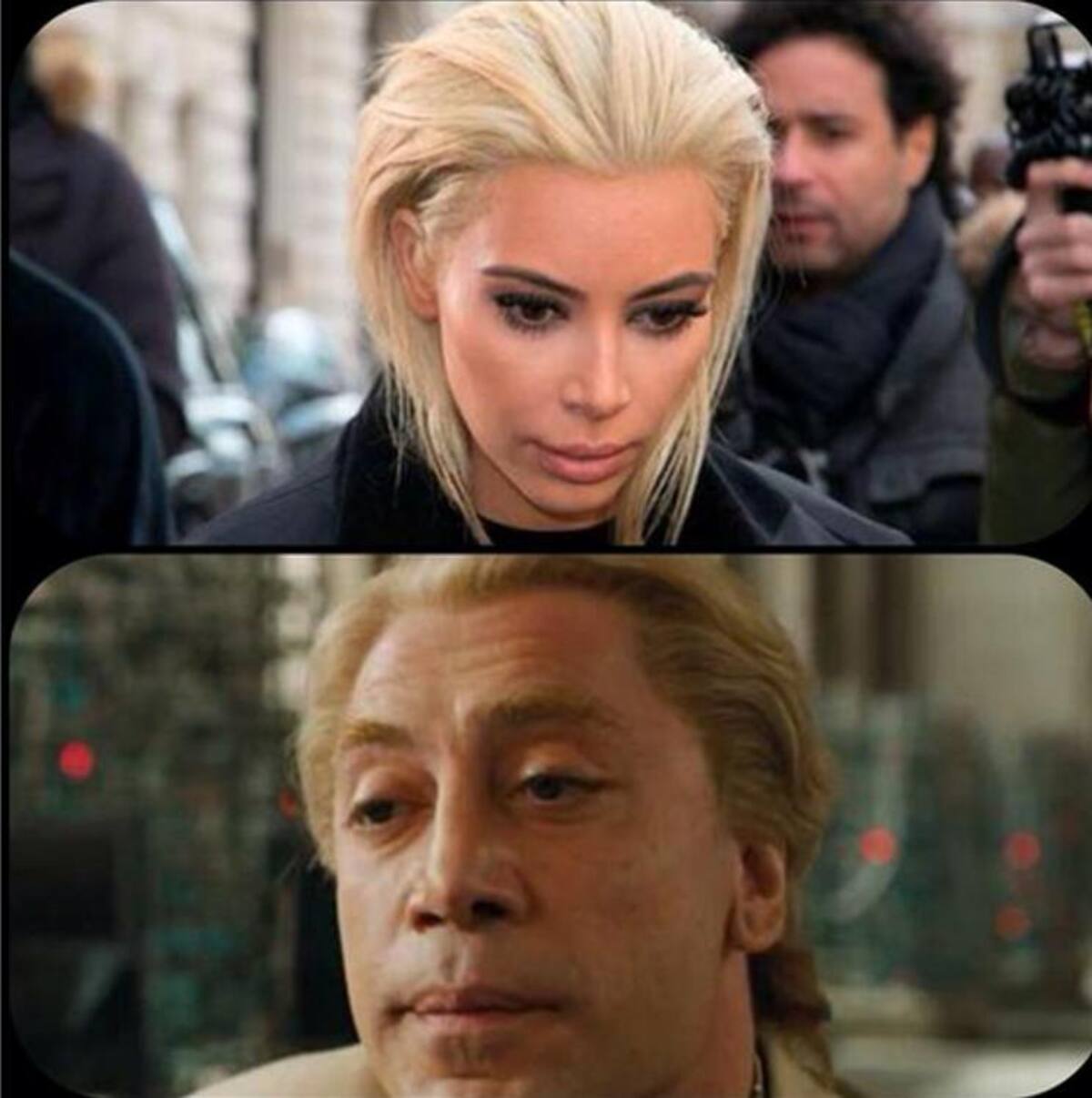La "celebridad" cambió su cabello castaño a color rubio platinado y de inmediato empezaron a buscarle parecidos con personajes de películas y series.