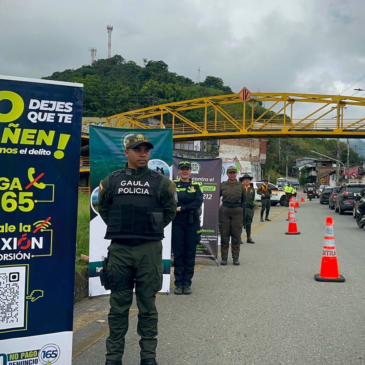 Puente festivo, Policía Quindío y los controles en las vías en especial hacia el alto de la línea