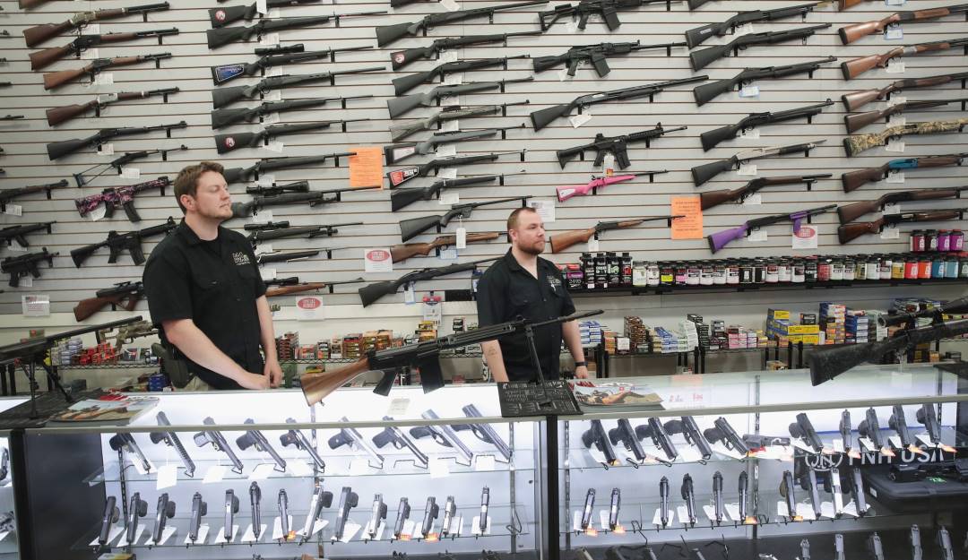 Local de venta de armas en Estados Unidos.                Foto: Getty 