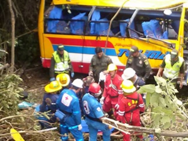 Mueren tres personas por accidente en la vía Bogotá-Fusa