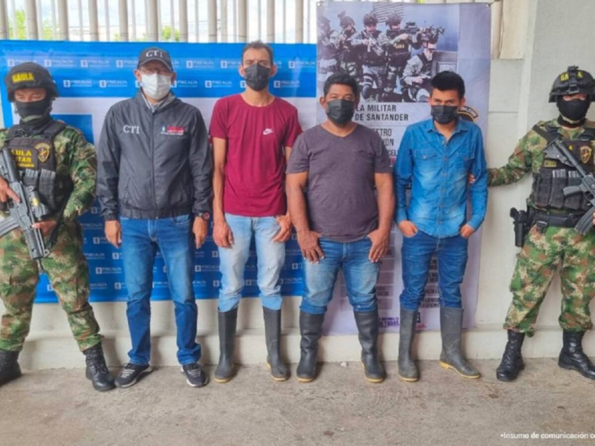 Capturan tres presuntos integrantes de las disidencias en Chitagá