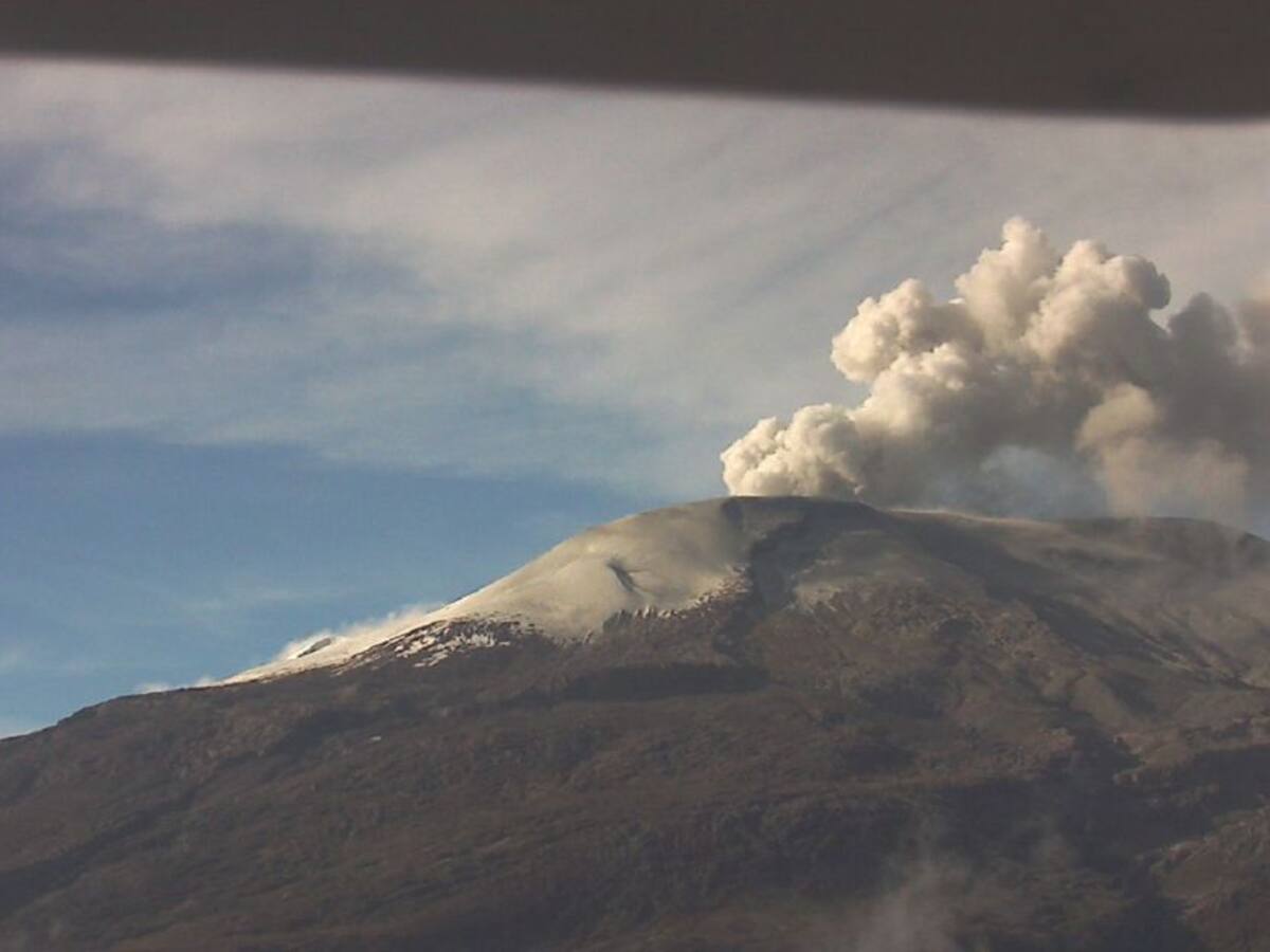 Hay preocupación de la comunidad por actividad volcánica de Nevado del Ruiz