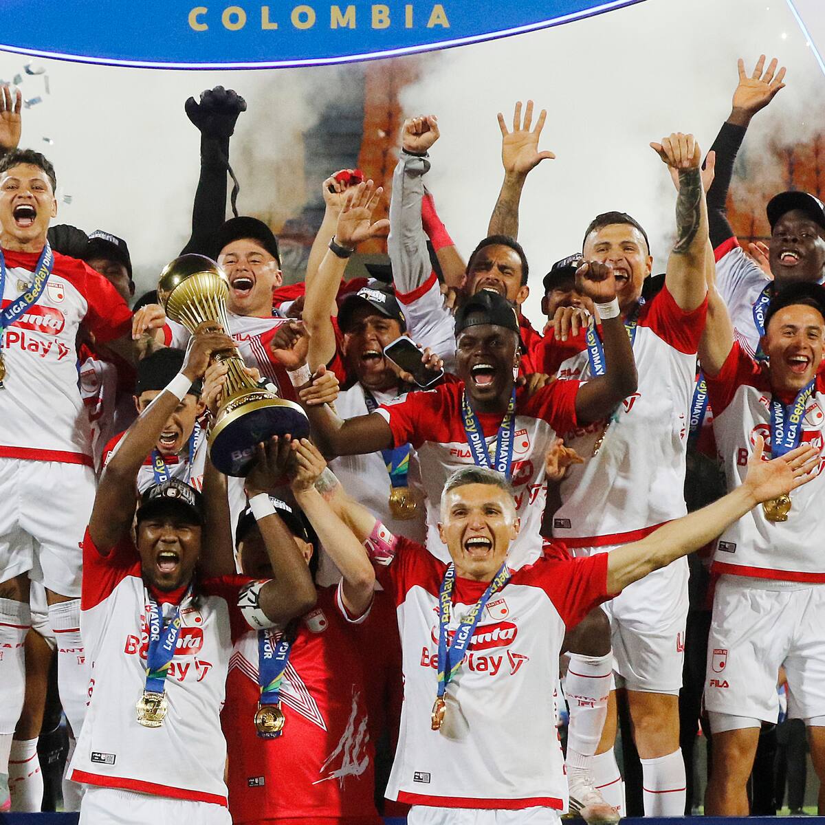 ¡Santa Fe es campeón de la Liga 2025! Así queda el palmarés de títulos en el fútbol colombiano