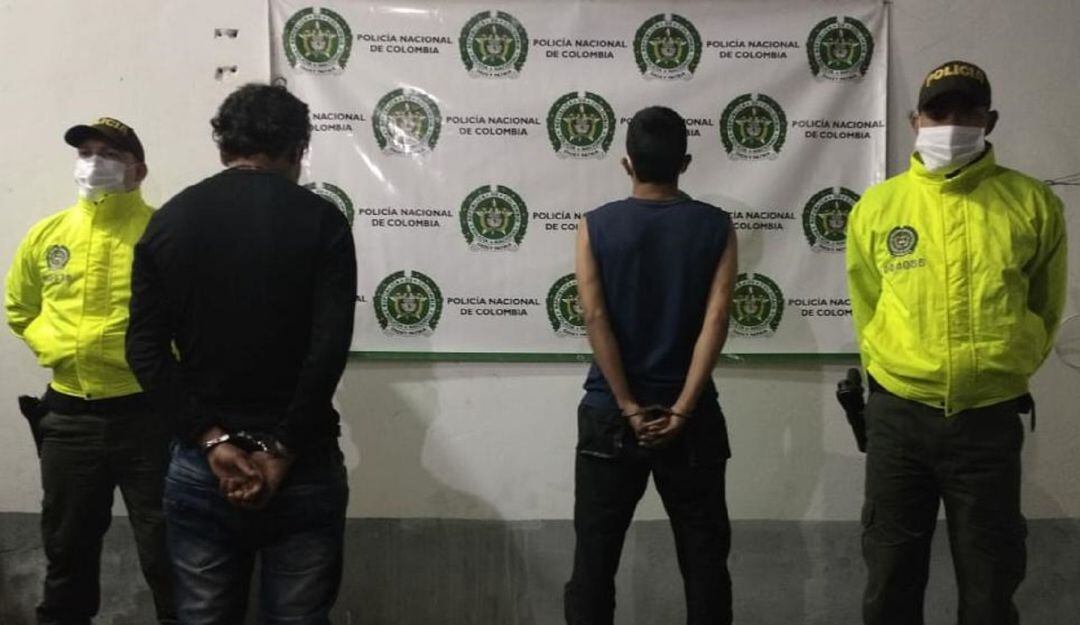 Los sujetos fueron detenidos en Planadas, sur del Tolima. 