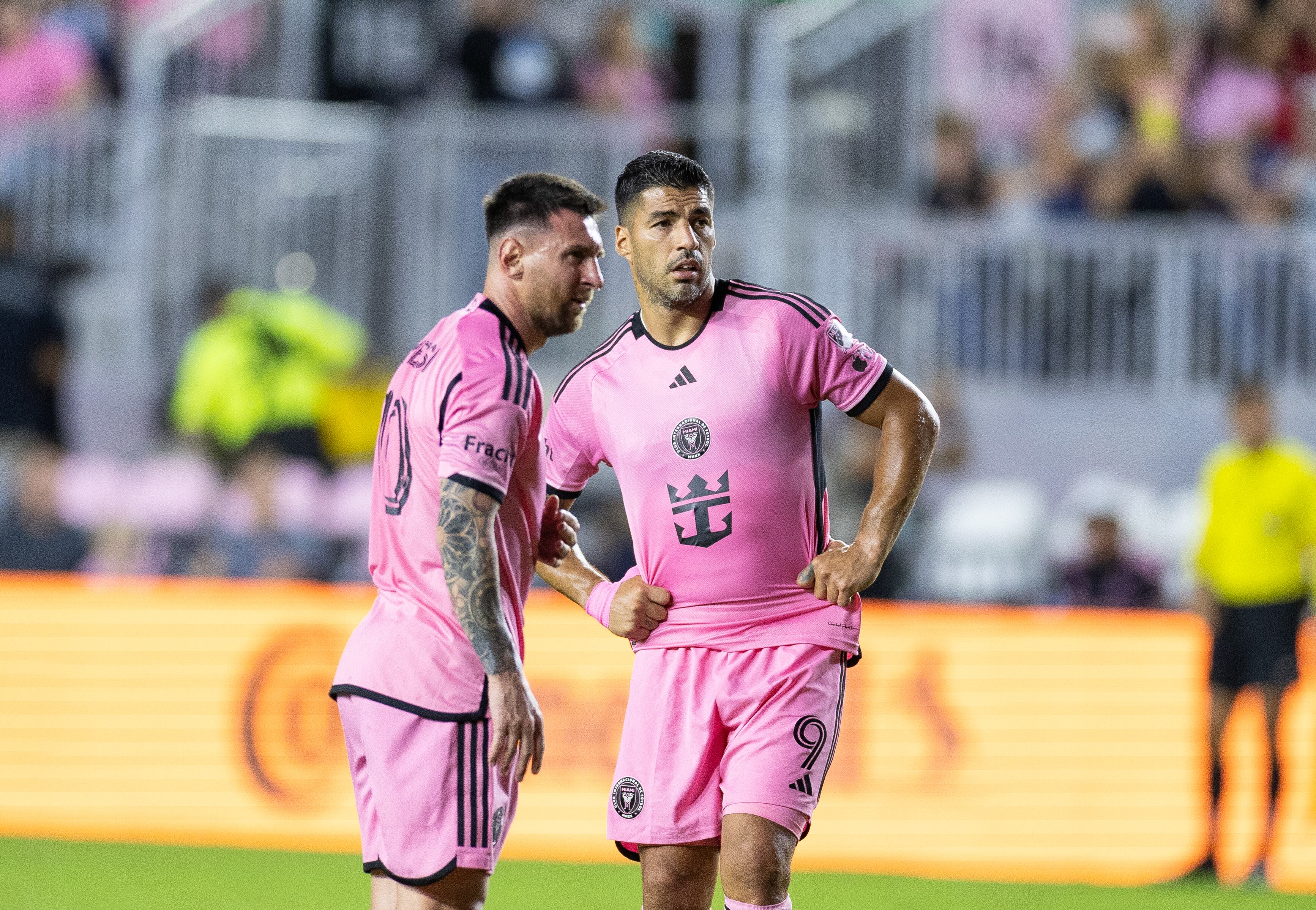 Lionel Messi y Luis Suárez / Inter Miami (Photo by Simon Bruty/Anychance/Getty Images)