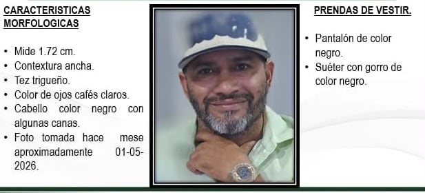 Buscan a costarricense desaparecido en Bogotá: no se sabe nada de él desde el viernes 29 de mayo