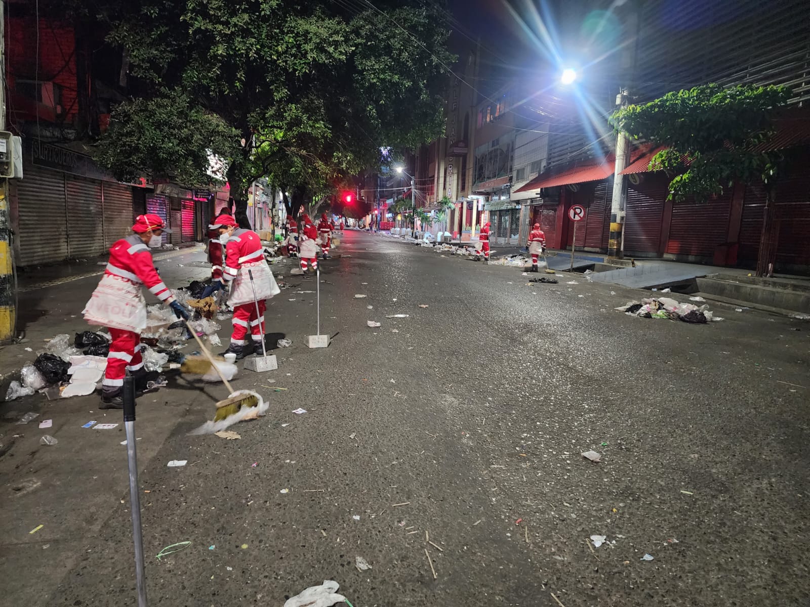 Jornada de limpieza de basura en calles de Cúcuta. Foto Veolia