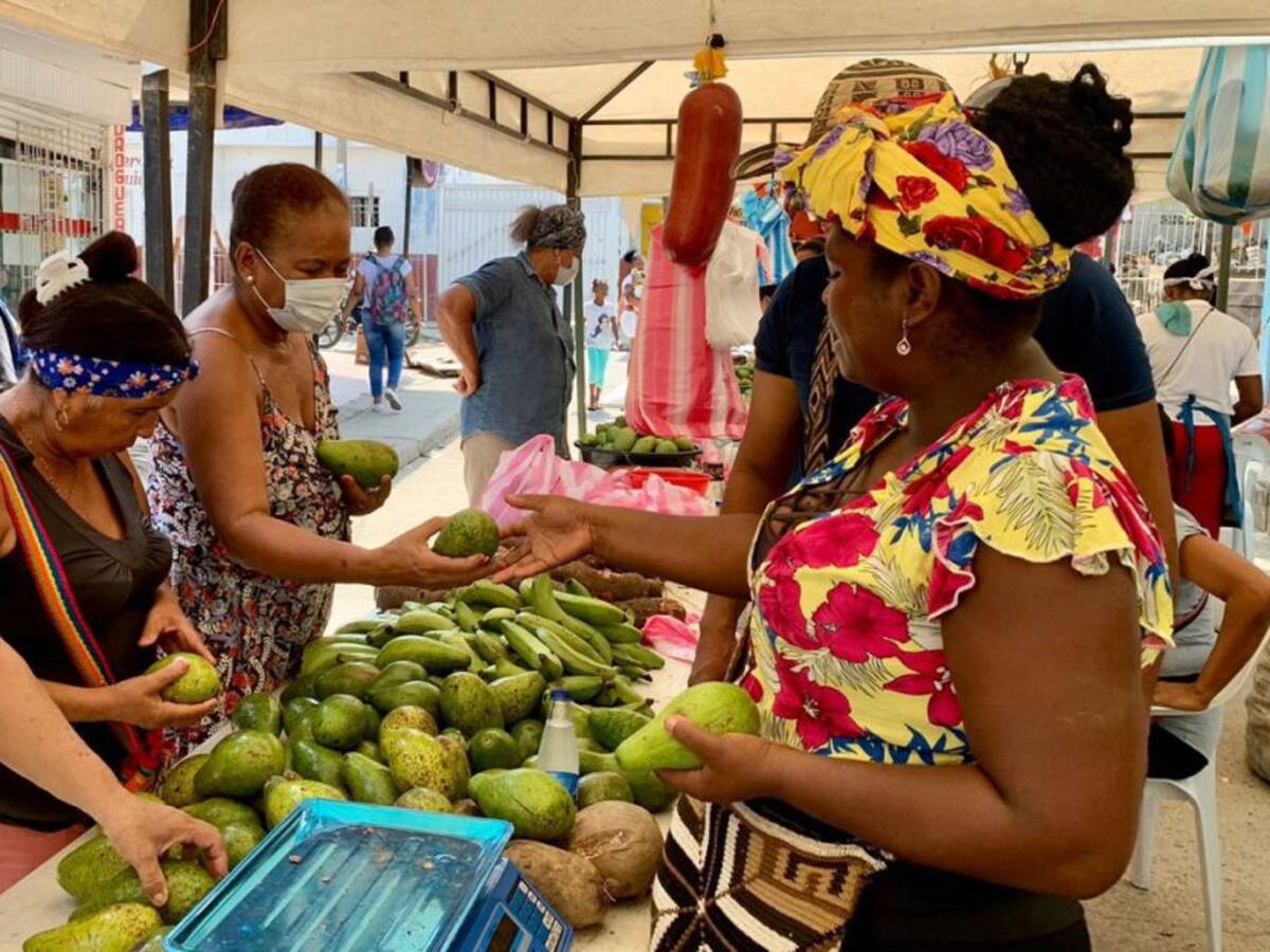Cuatro toneladas de alimentos vendidas en Mercado Campesino de Pasacaballos