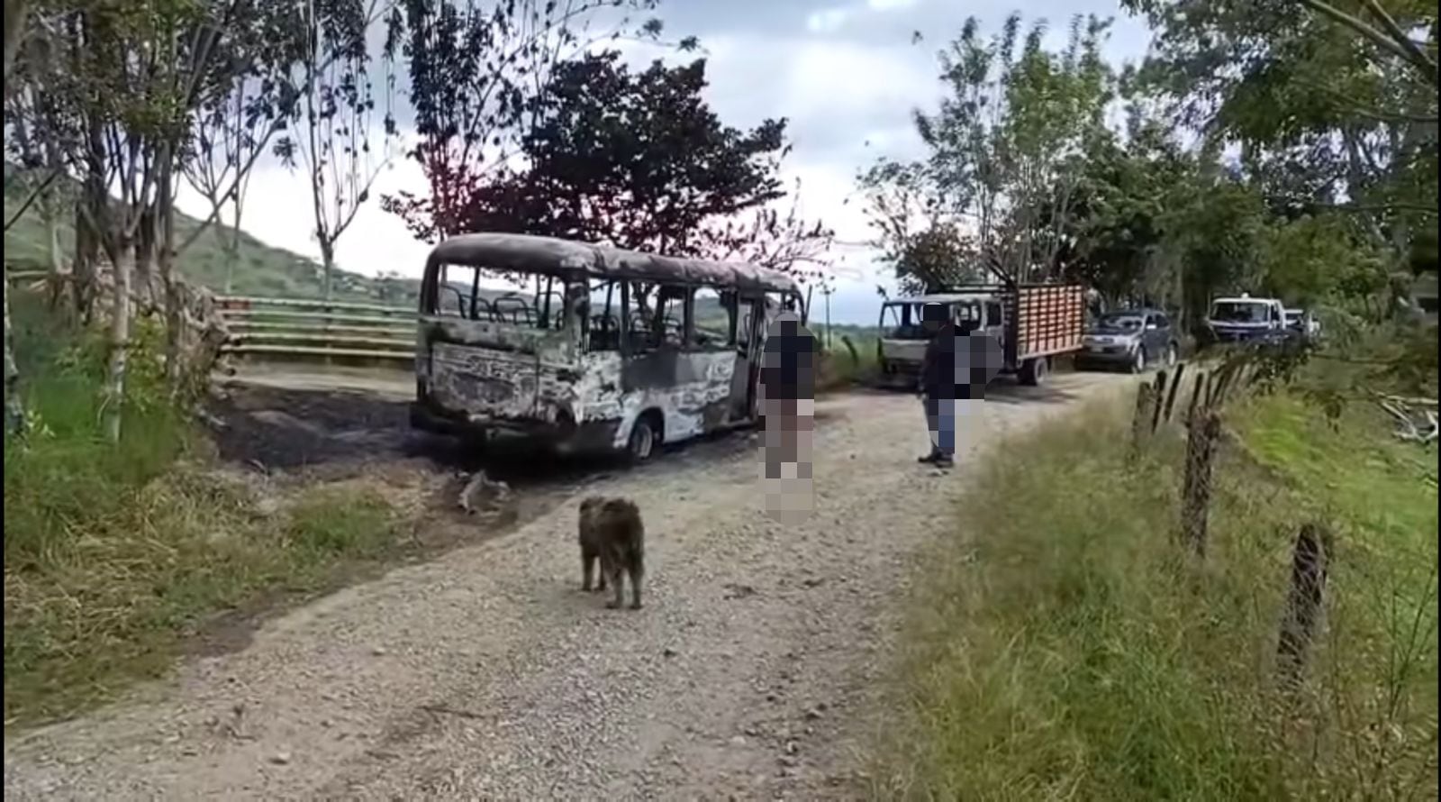 Disidencias Farc quemaron bus y camión en Tuluá. En otro caso, atacan local comercial con explosivos