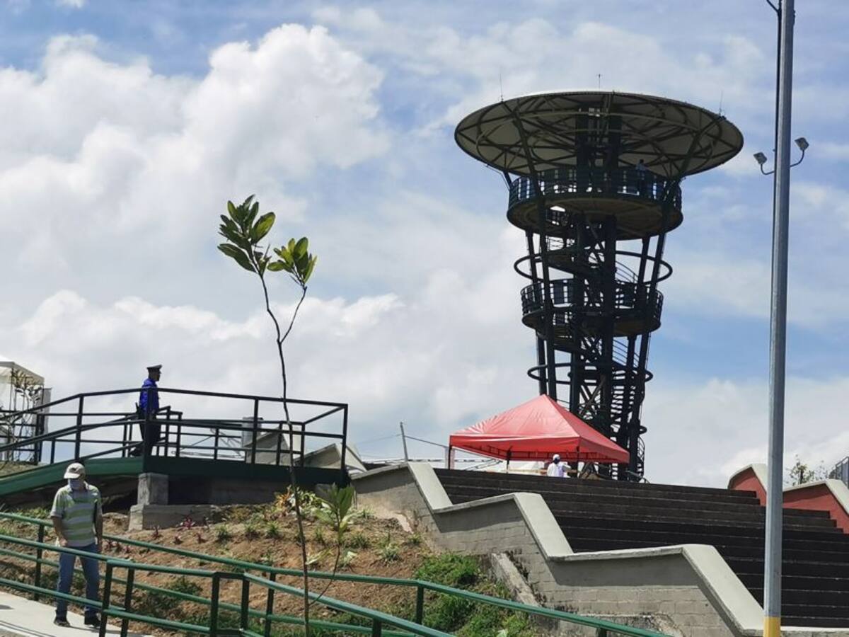 Mirador de Altagracia de Pereira fue reabierto al público