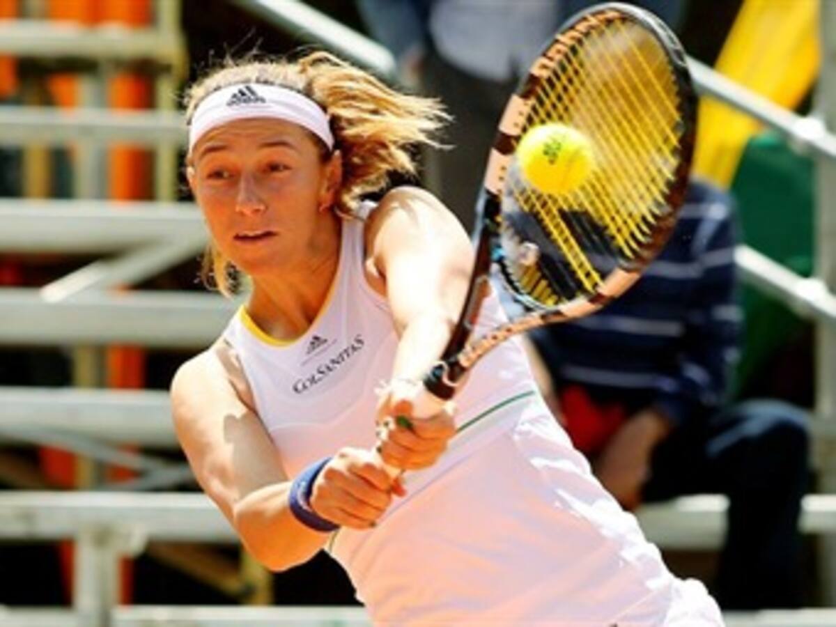 Mariana Duque no consiguió llegar a la final del Seguros Bolívar de tenis