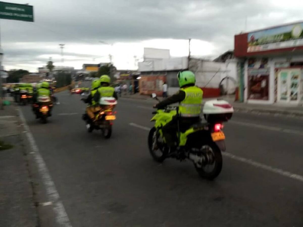 Seis capturados por alteración de orden público en las marchas en Armenia