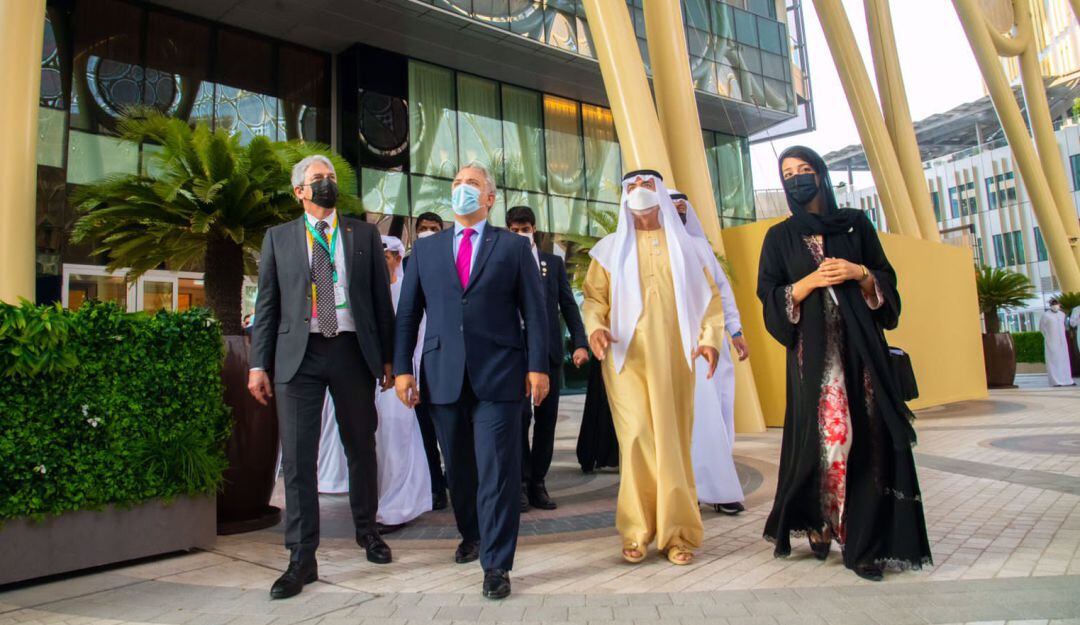 El presidente Iván Duque en su visita a Emiratos Árabes 