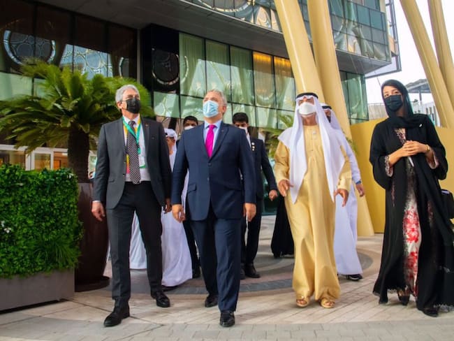El presidente Iván Duque en su visita a Emiratos Árabes 