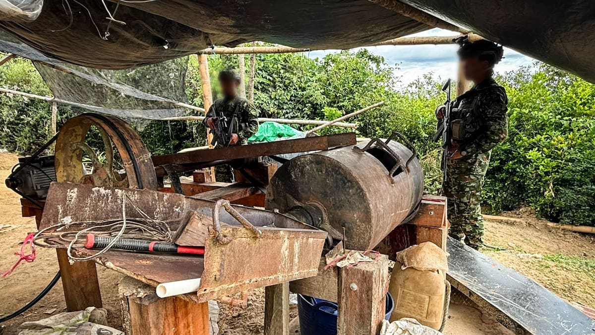 Autoridades frenan explotación ilegal de oro en zona rural de La Plata, Huila