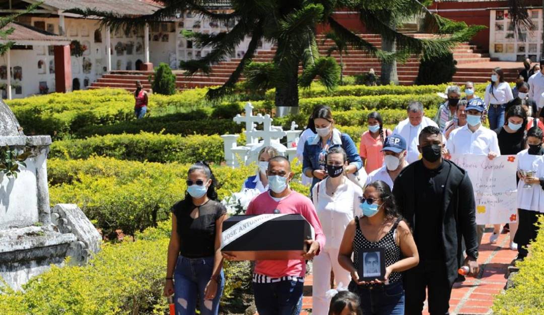 Entrega de restos / cortesía JEP