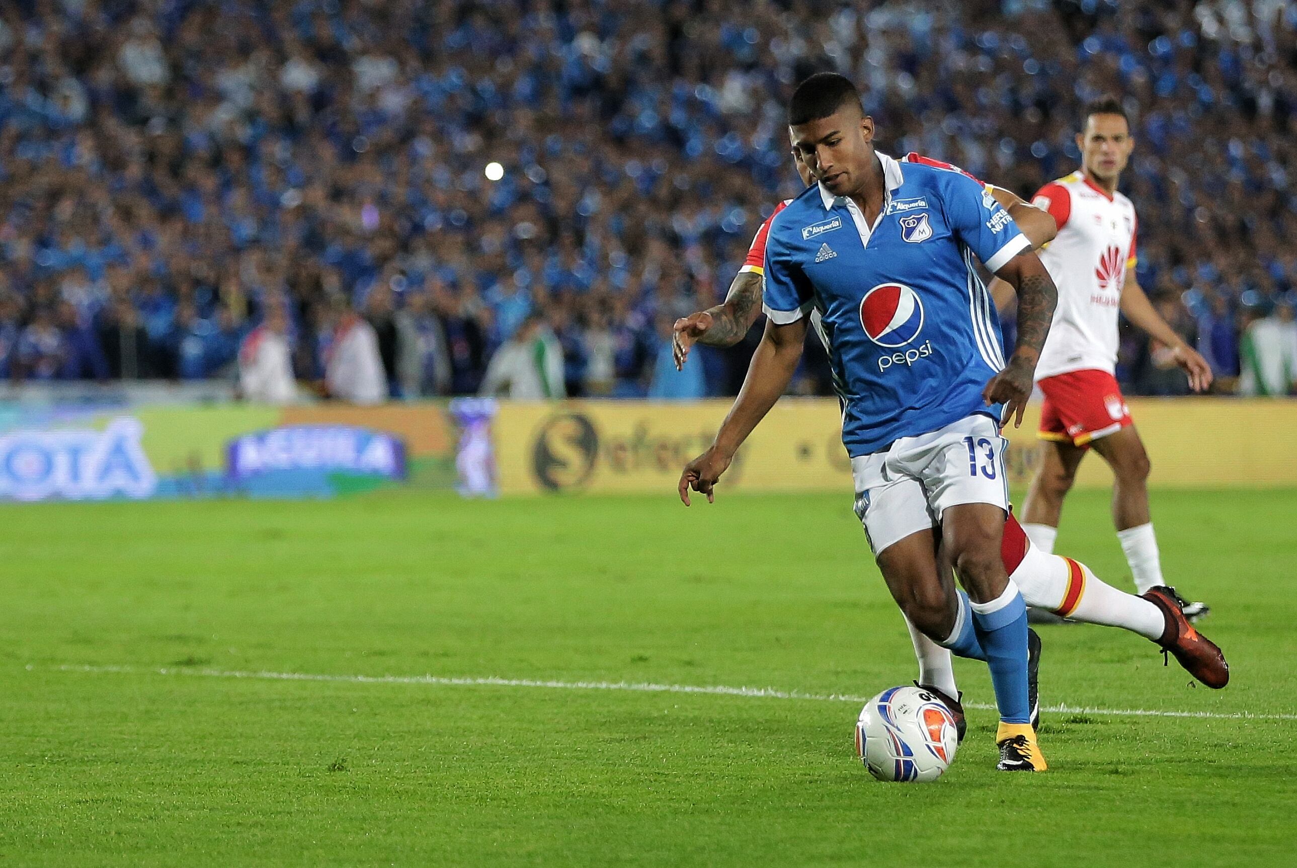 Santiago Mosquera en su paso por Millonarios / Colprensa