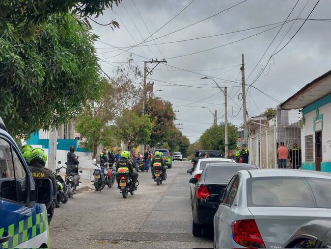 Operativo Policía Metropolitana de Barranquilla en Chiquinquirá./ Foto: Caracol Radio
