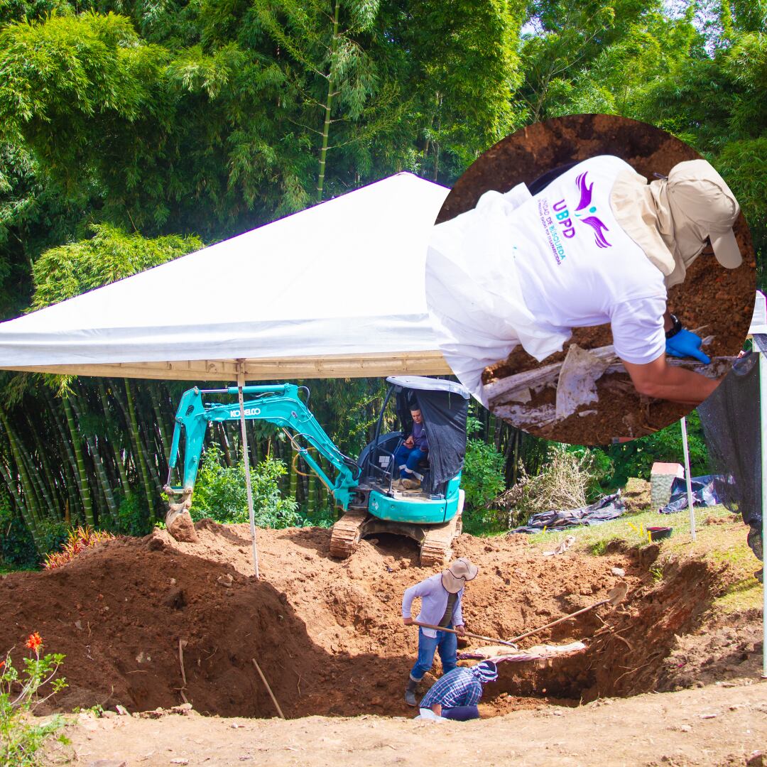 Cuerpos recuperados del cementerio de Urrao- foto alcaldía