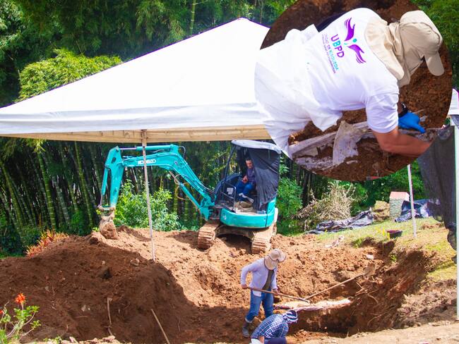 Cuerpos recuperados del cementerio de Urrao- foto alcaldía