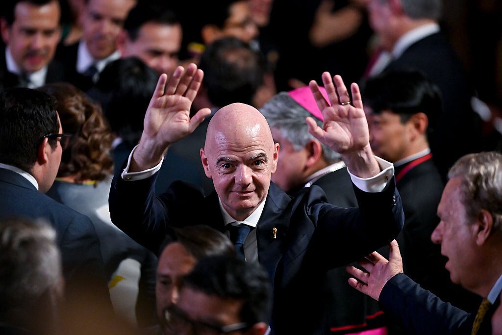 La AFA y demás entidades respaldaron a Gianni Infantino como presidente de la FIFA(Photo by Gabriel Aponte/Getty Images)