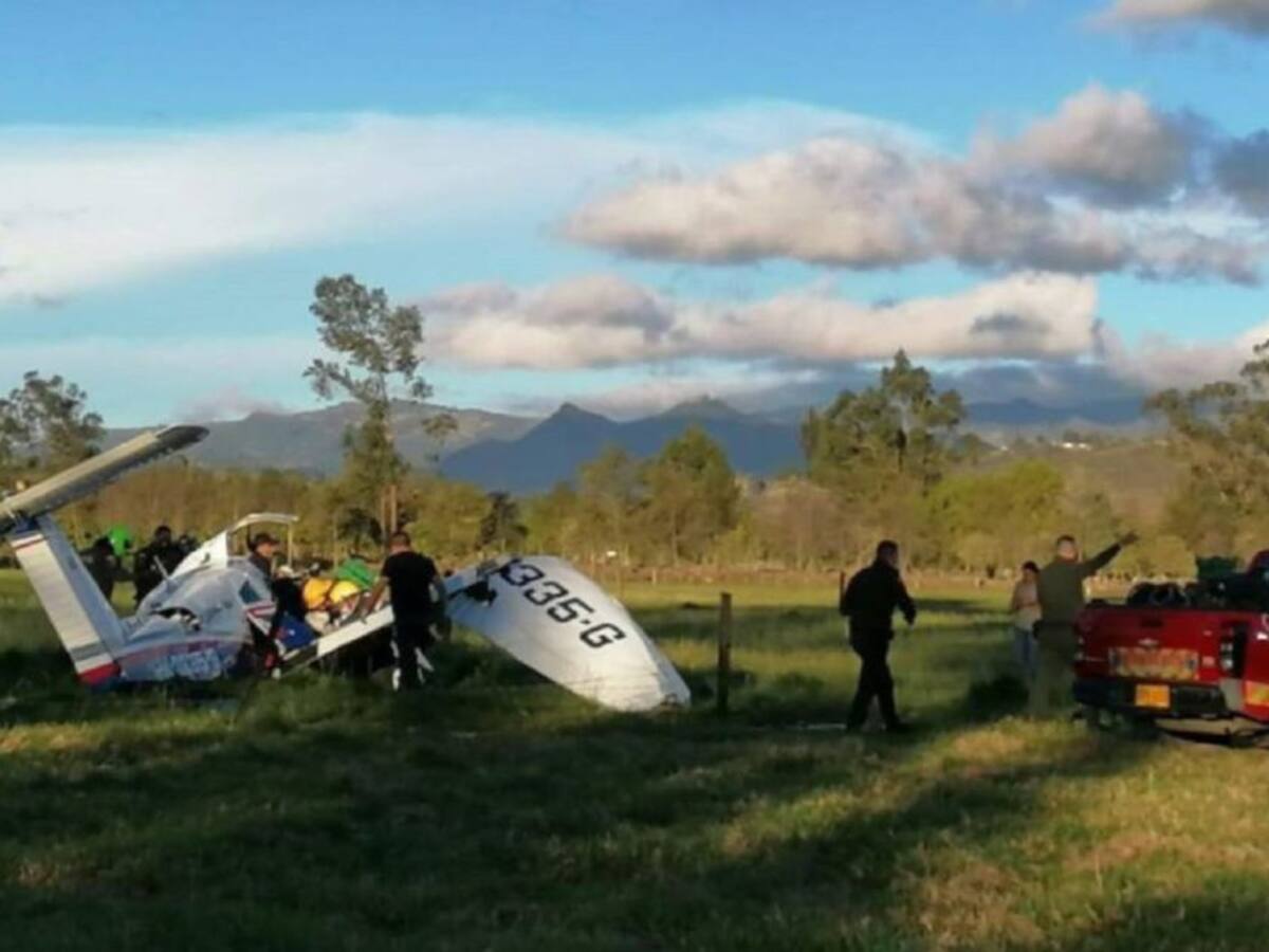 Madre de un policía de Cartagena murió en accidente aéreo en Cundinamarca
