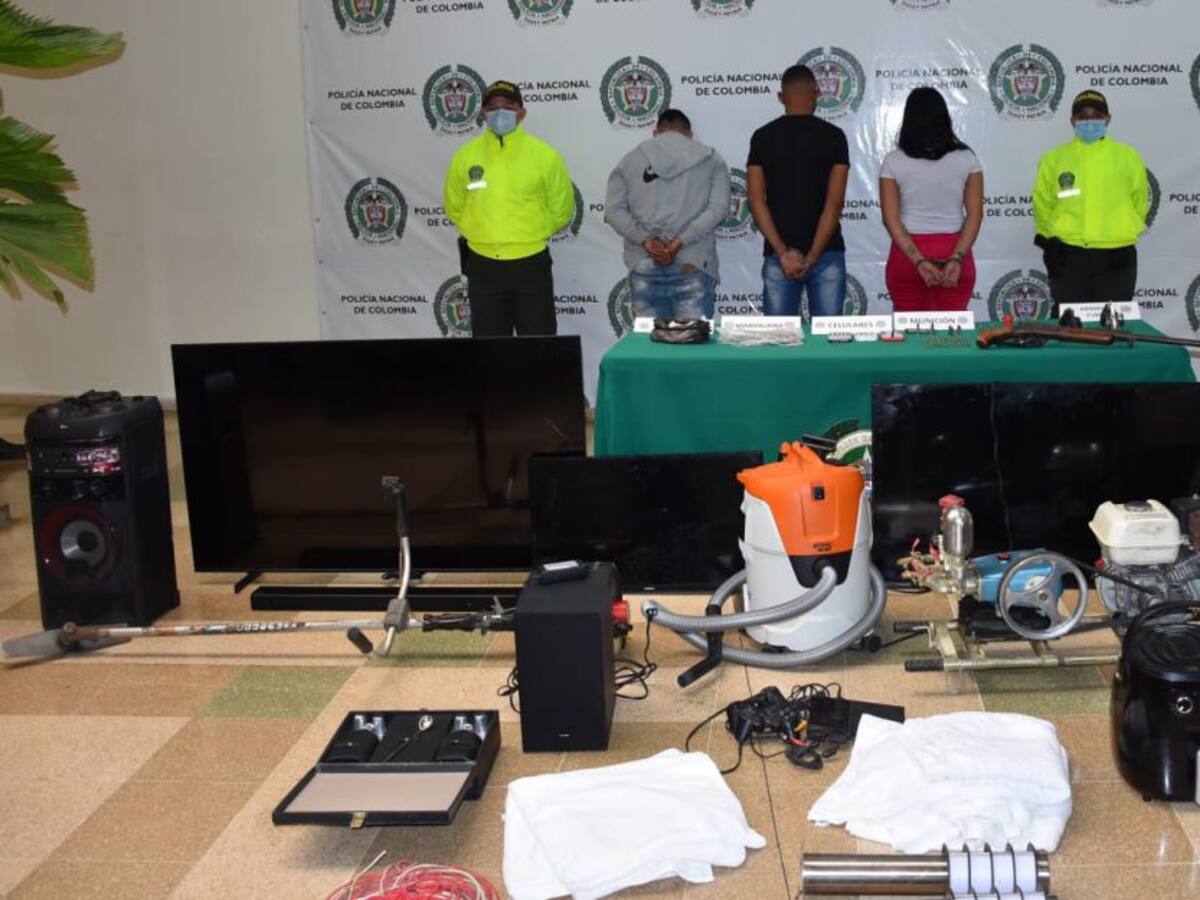 Capturados atracadores de fincas en Montenegro en el Quindío