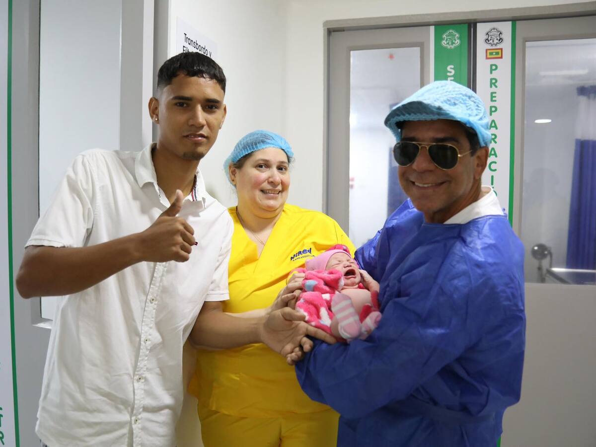 Nace el primer bebé en el Nuevo Hospital de Barranquilla después de 15 años sin este servicio