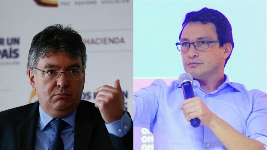 El ministro de Hacienda, Mauricio Cárdenas, le “jaló” las orejas al exalcalde Carlos Caicedo . Foto: Colprensa