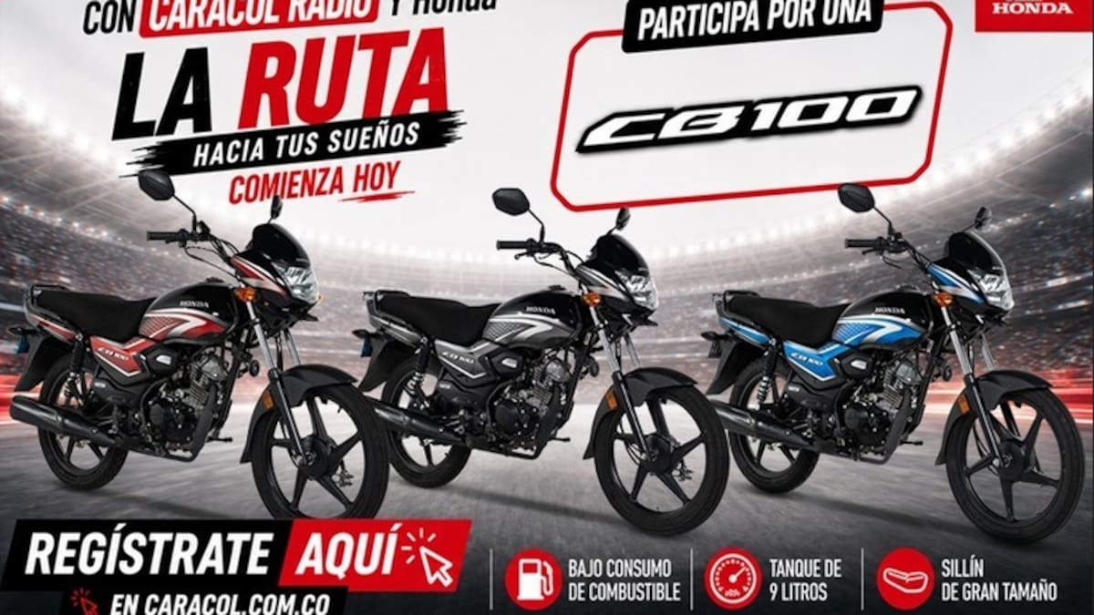 Gane una moto con El Fenómeno del Fútbol de Caracol Radio: inscríbase aquí