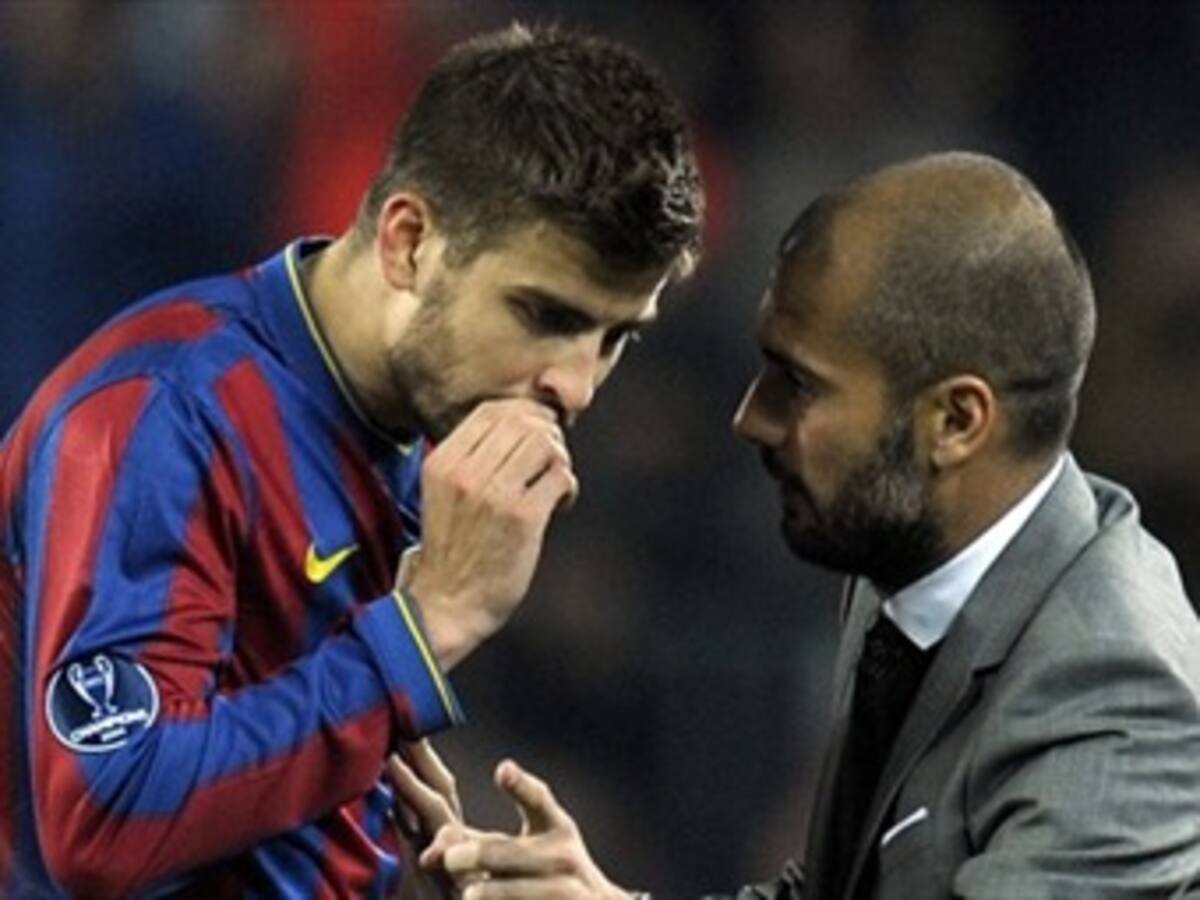 Piqué: 'Nunca le voy a discutir una decisión a Guardiola'