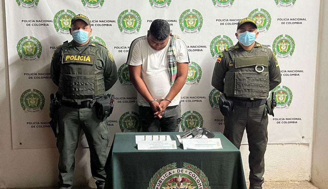 Según la Policía el arma estaba cargada con cuatro cartuchos